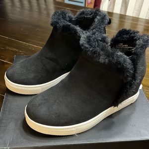 Block wedge booties from Torrid